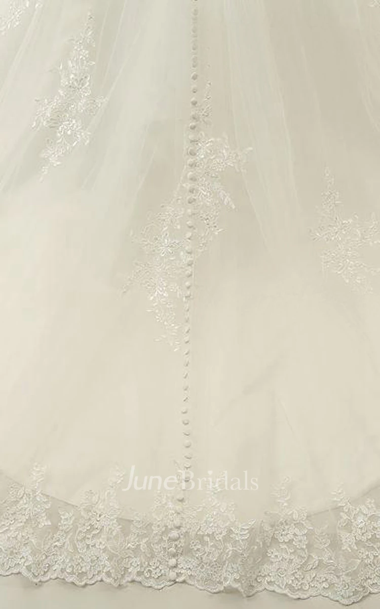 Mermaid High Neck Long Sleeve Lace Dress With Beading