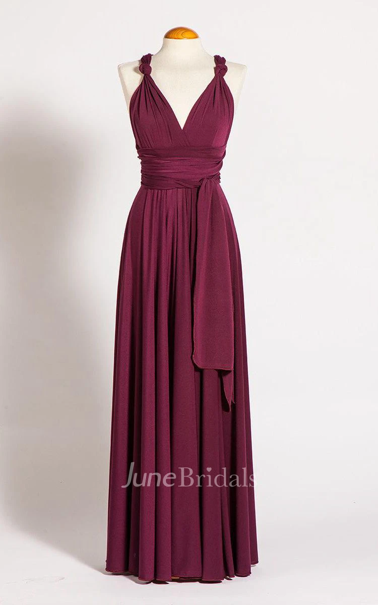 Marsala Maxi Infinity Dress