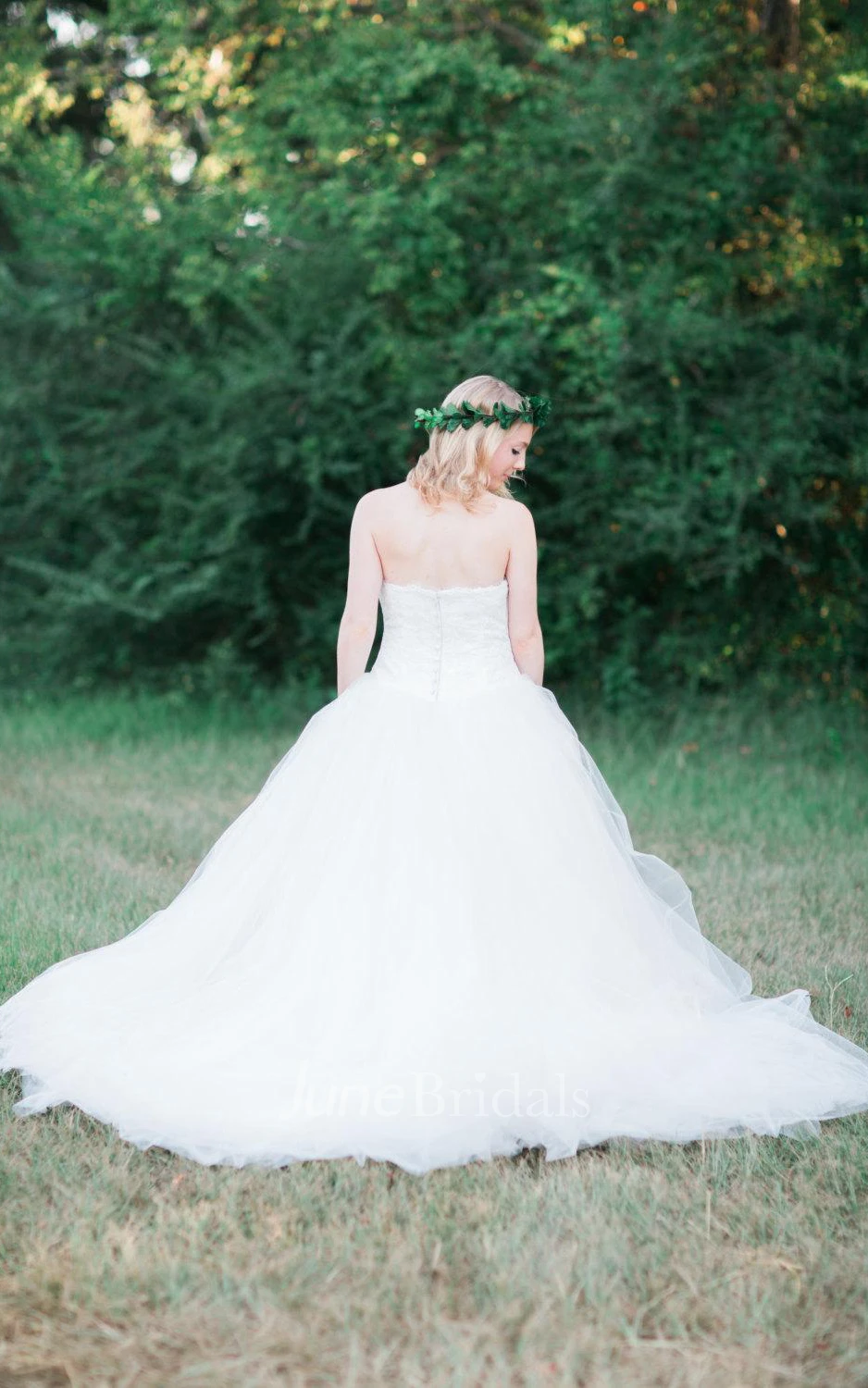 Ballgown Wedding With Dropped Waist The Amoreena Dress