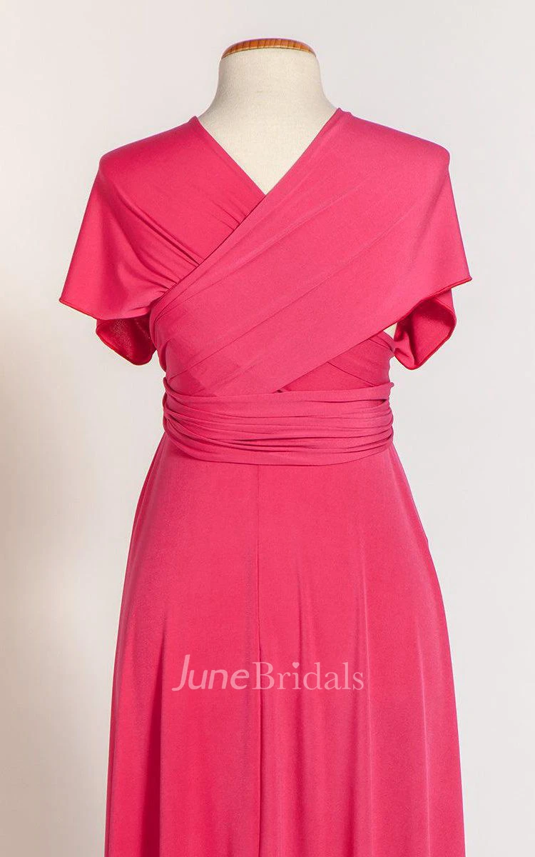 Maternity Jersey Infinity Long Dress