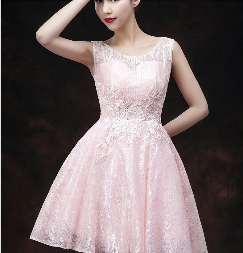 Modern Illusion Sleeveless Short Homecoming Dress Lace-up With Appliques