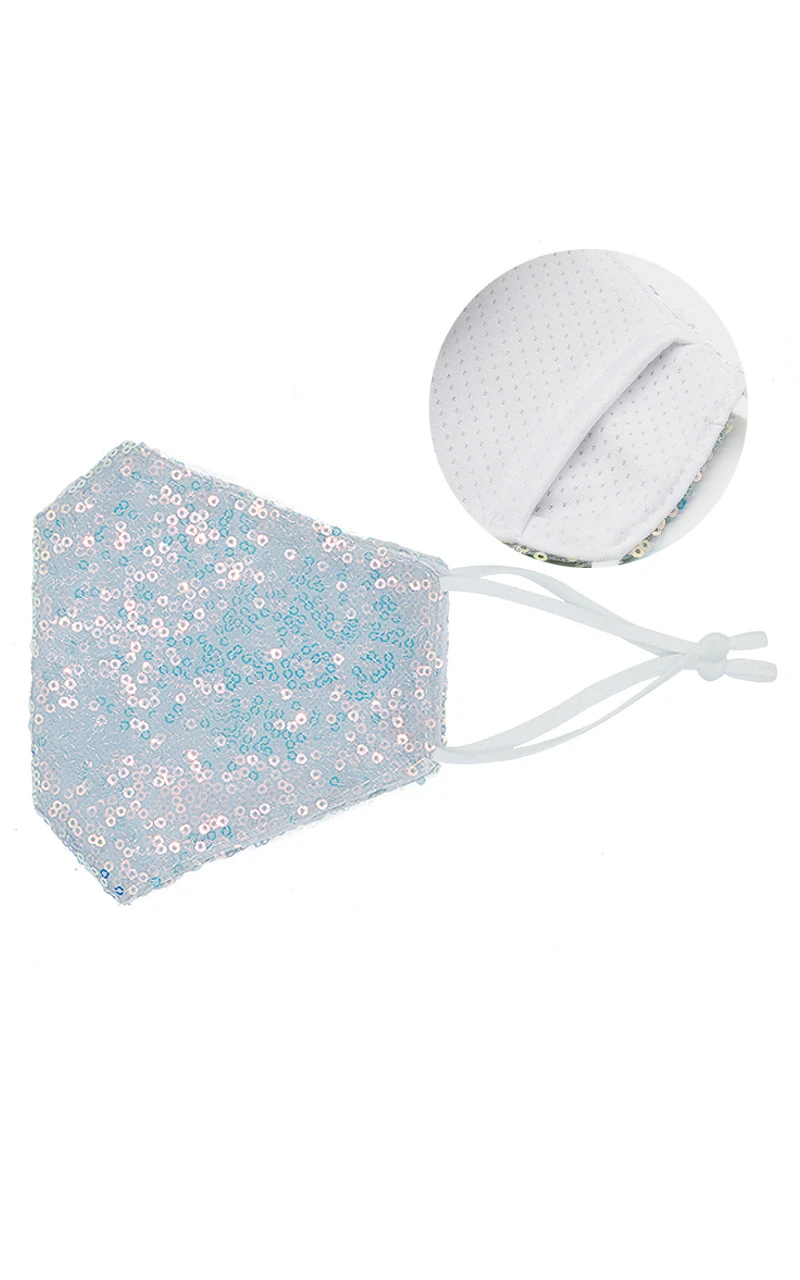 Non-Medical Cotton Sequins Face Masks