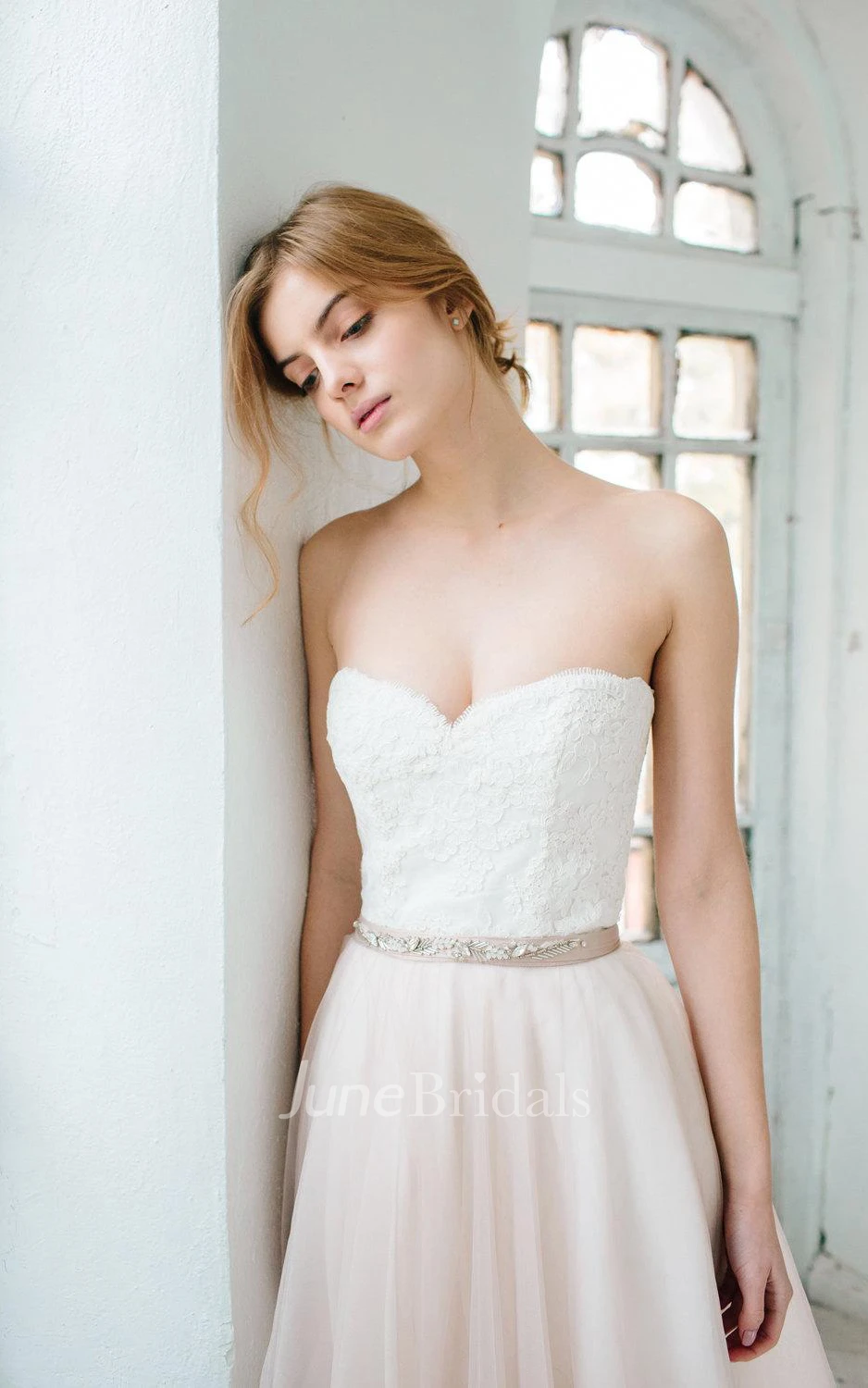 Blush Wedding Gown Dahlia 2 Pieces Dress