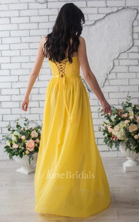 Floor-length Chiffon Dress
