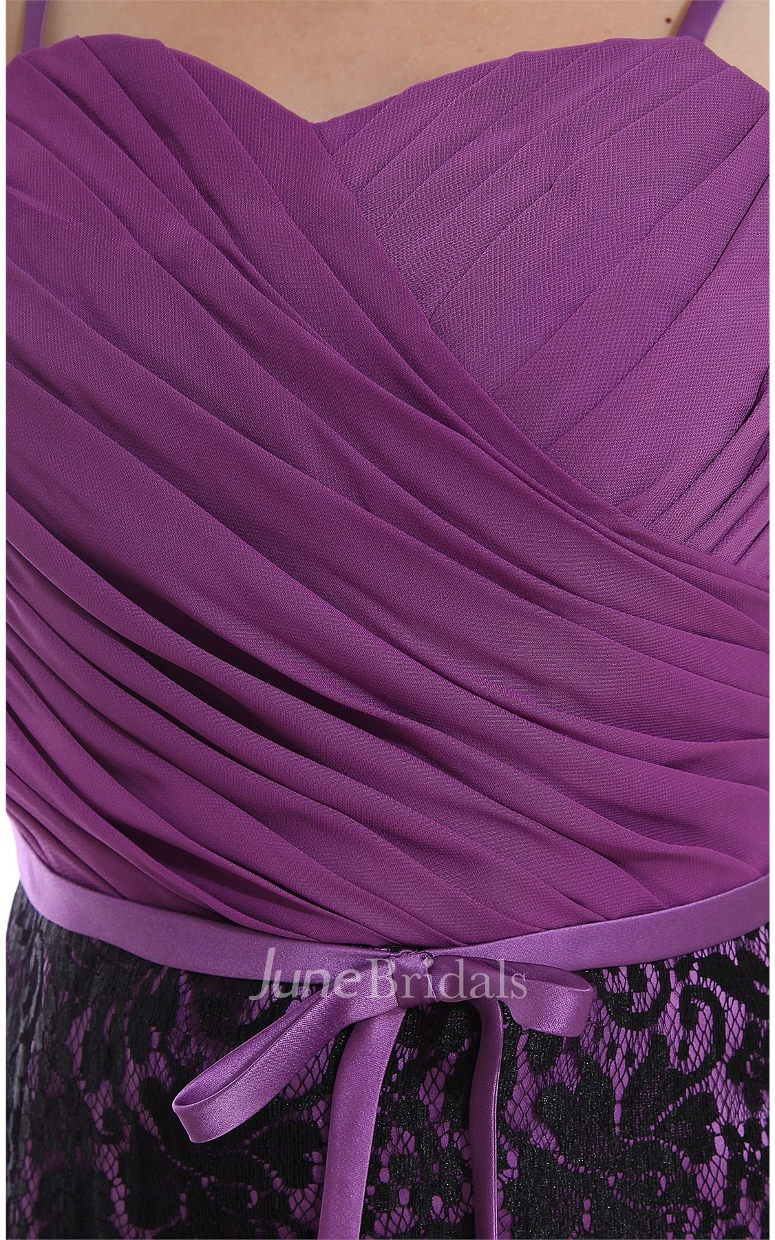 Sweetheart Spaghetti-Strap Mini Dress with Ruching and Appliques