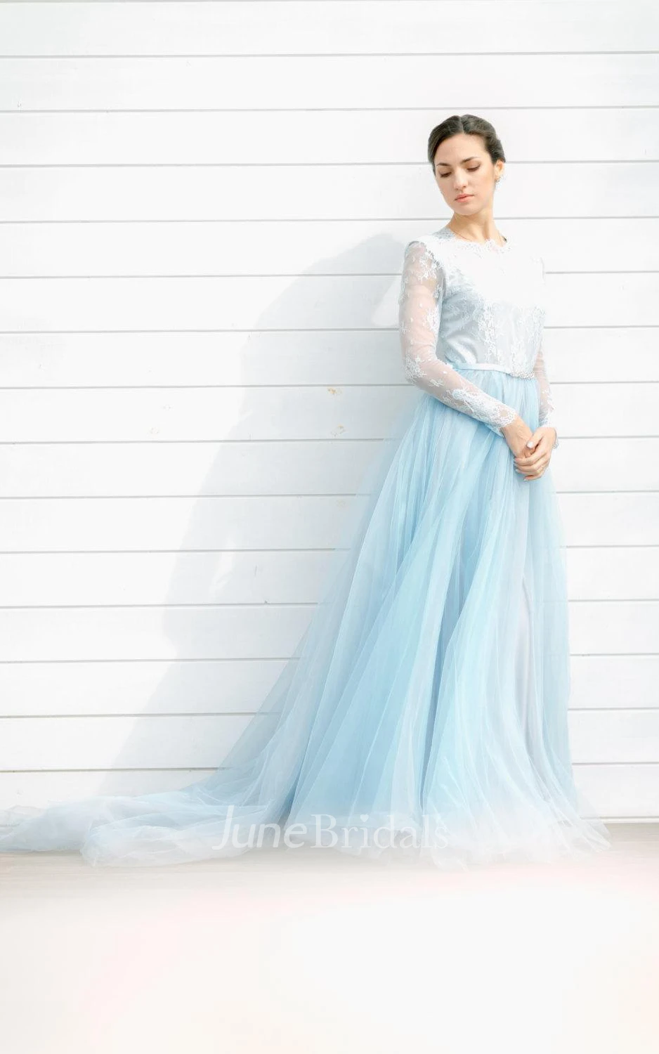 Blue Wedding Blue Light Blue Blue Lace Dress