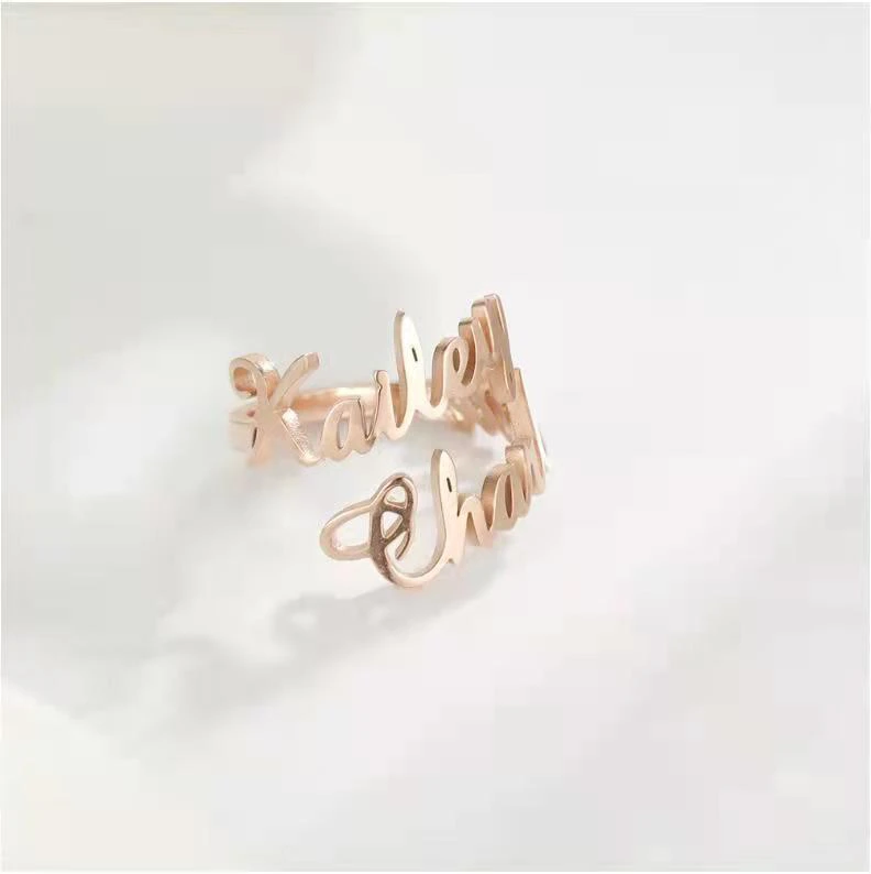 Personalised Name Stainless Steel Ring