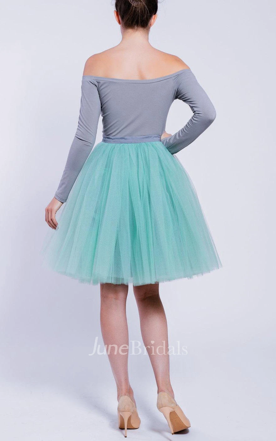 Off-the-shoulder Jersey Dress