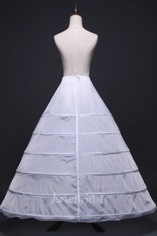 New Skirt Petticoat with Elastic Waist Thick 6 Steel Ring
