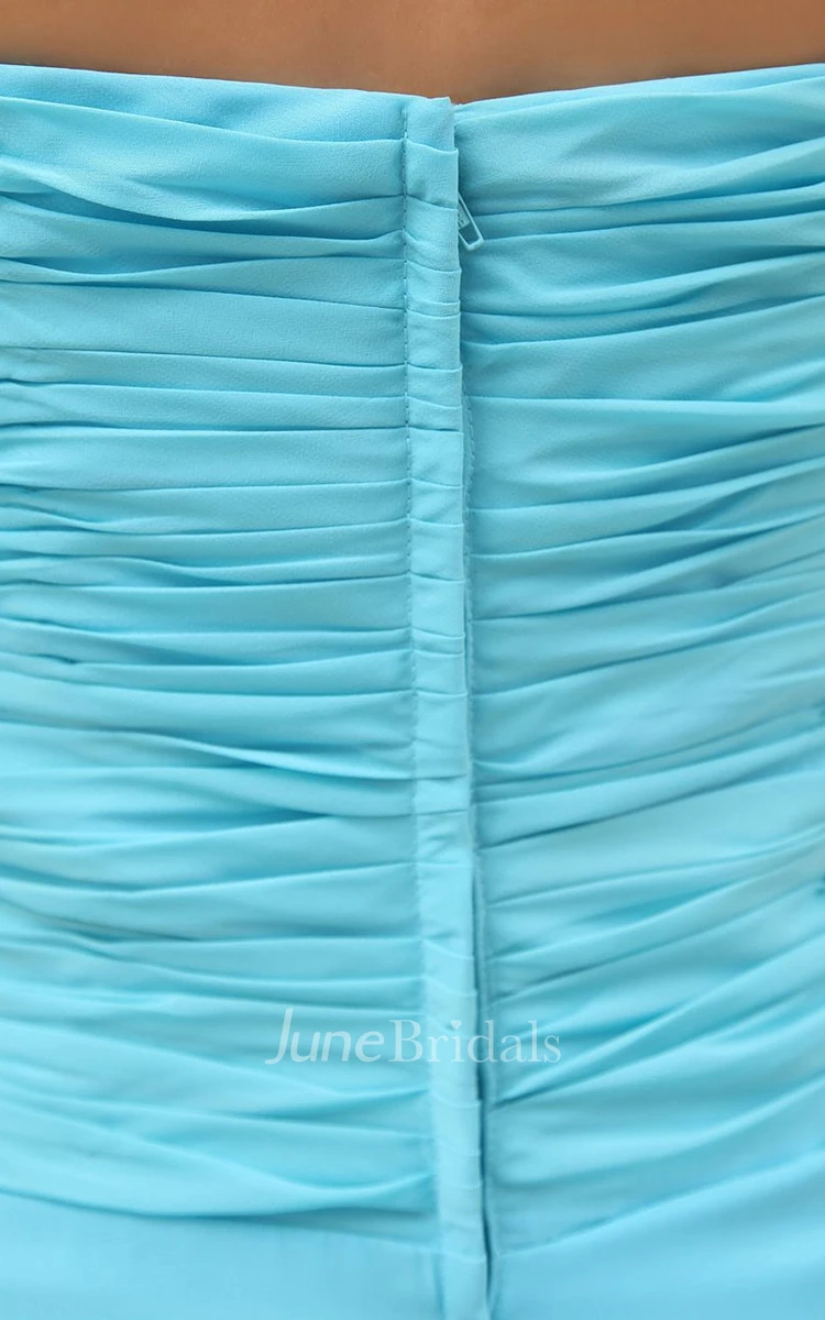 Sweetheart Long Dress With Basque Waist