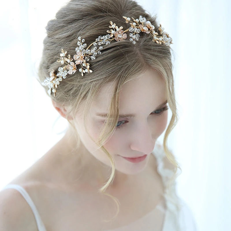 Korean Style Fresh Headbands with Flowers and Leaves