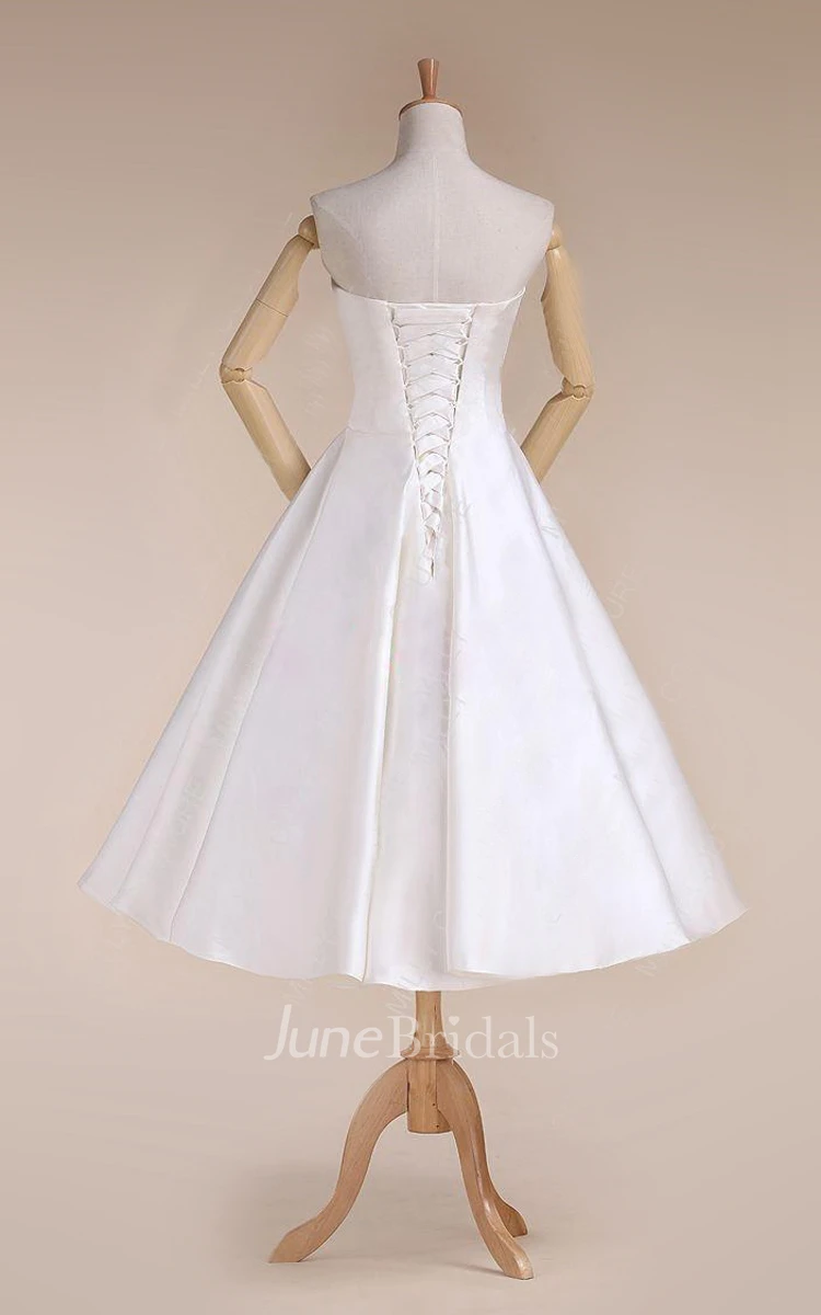 Lace Up Satin Ruffles Sweetheart Tulle Wedding Dress Lace Up Satin Ruffles Sweetheart Tulle Wedding Dress