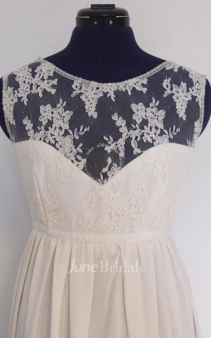 Wedding Size Empire And Halter Dress