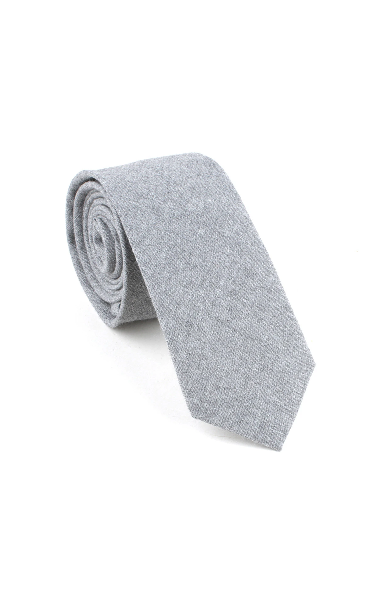 Plain Cotton Skinny Tie-8 Color Options