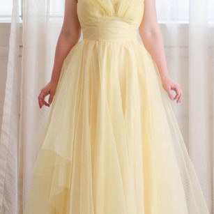 1950s Tulle Prom Dress