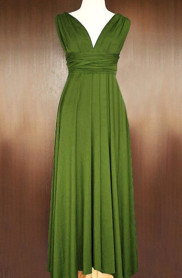 olive green dress bridesmaid