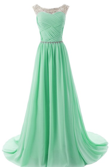 mint green prom dresses