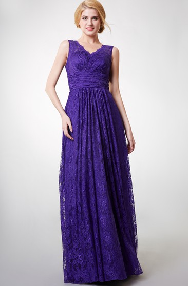 cadbury purple bridesmaid dress