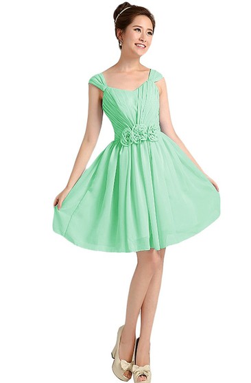 mint green party dress