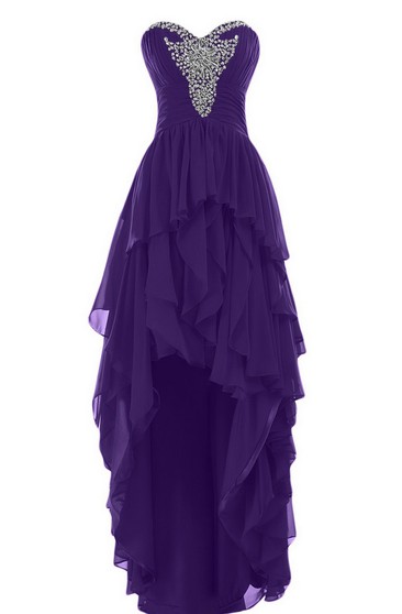 grape purple bridesmaid dresses