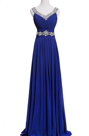 blue maid of honor dress