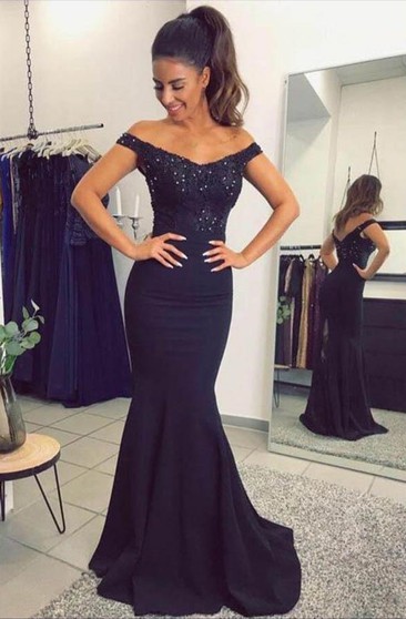 Navy Prom Gowns