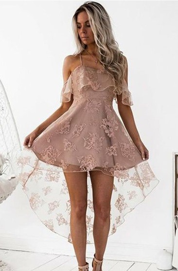 boho hoco dress