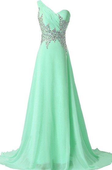 mint green prom dresses