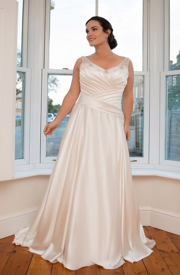 1950s wedding dresses plus size