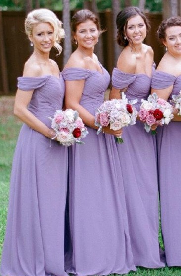 dark lavender bridesmaid dresses