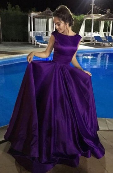 plum formal gown