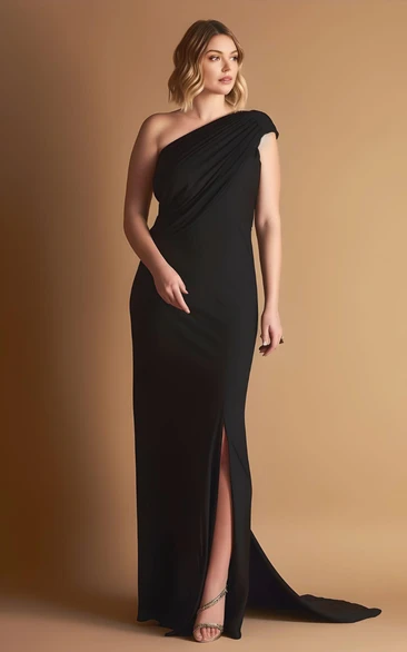 Andrew Adela Bridesmaid Dresses Chiffon One Shoulder