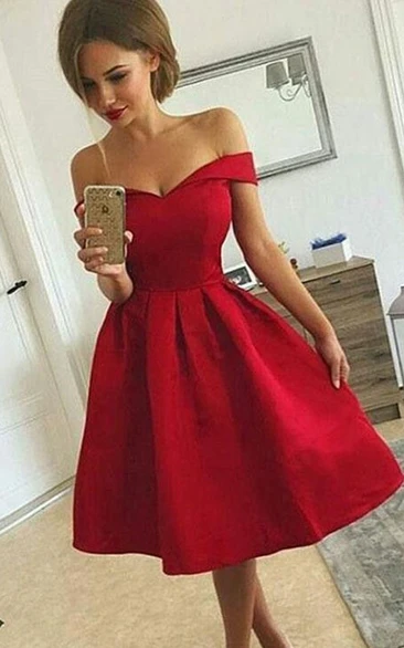 short red wedding dresses