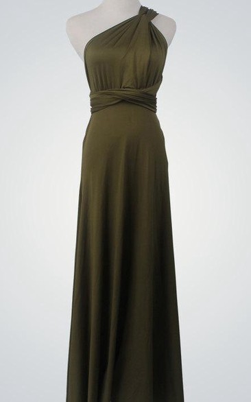 Olive Cocktail Green Bridesmaid Olive Green Cocktail Prom Party Backless Custom Made Dress