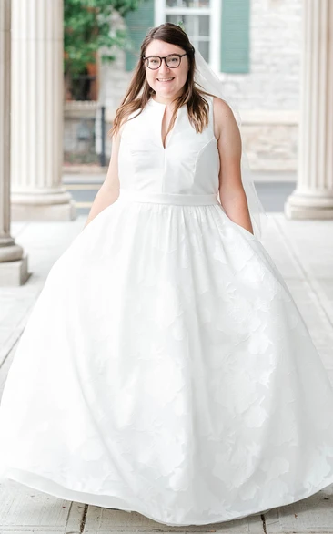 Fat Figure Wedding Dresses, Large Size Bride Bridals Dress - June