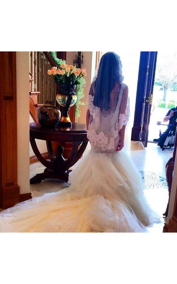 Newest Style Lace Wedding Dress2018 Mermaid Tulle Bridal Gowns