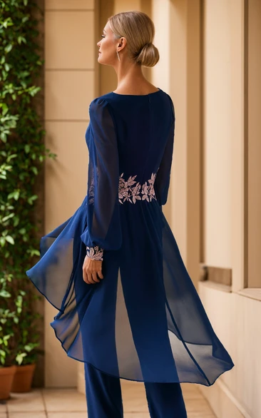 Two Piece Modern Ball Gowns Tulle Two Piece Light Blue Dress