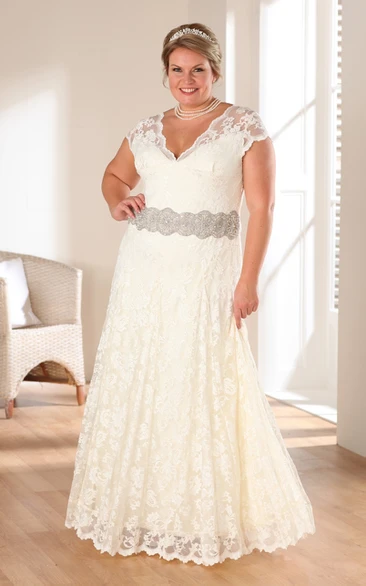 Informal orders plus size wedding dresses for older brides