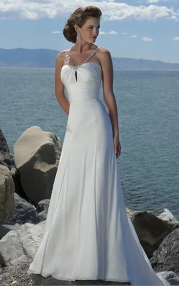 2012 empire tea length petite lace beach wedding dresses