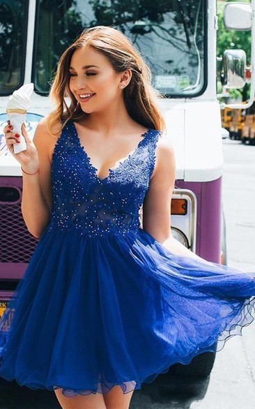 Blue homecoming dresses 2018 on sale