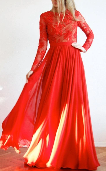 Red Maxi Open Back Lace And Evening Ball Prom Wedding Gown Dress