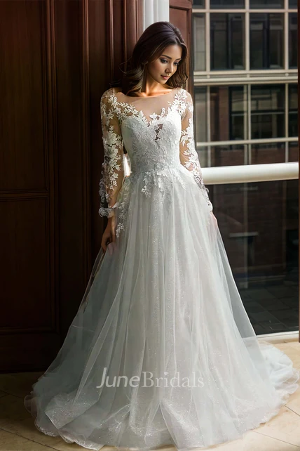 Lace Ivory Color Wedding Dresses, Ivory Bridals Dress with Lace - June  Bridals