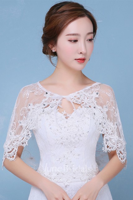 New Bridal Lace Diamond Shoulder Spring Summer Arm Shawl Shawl - June ...