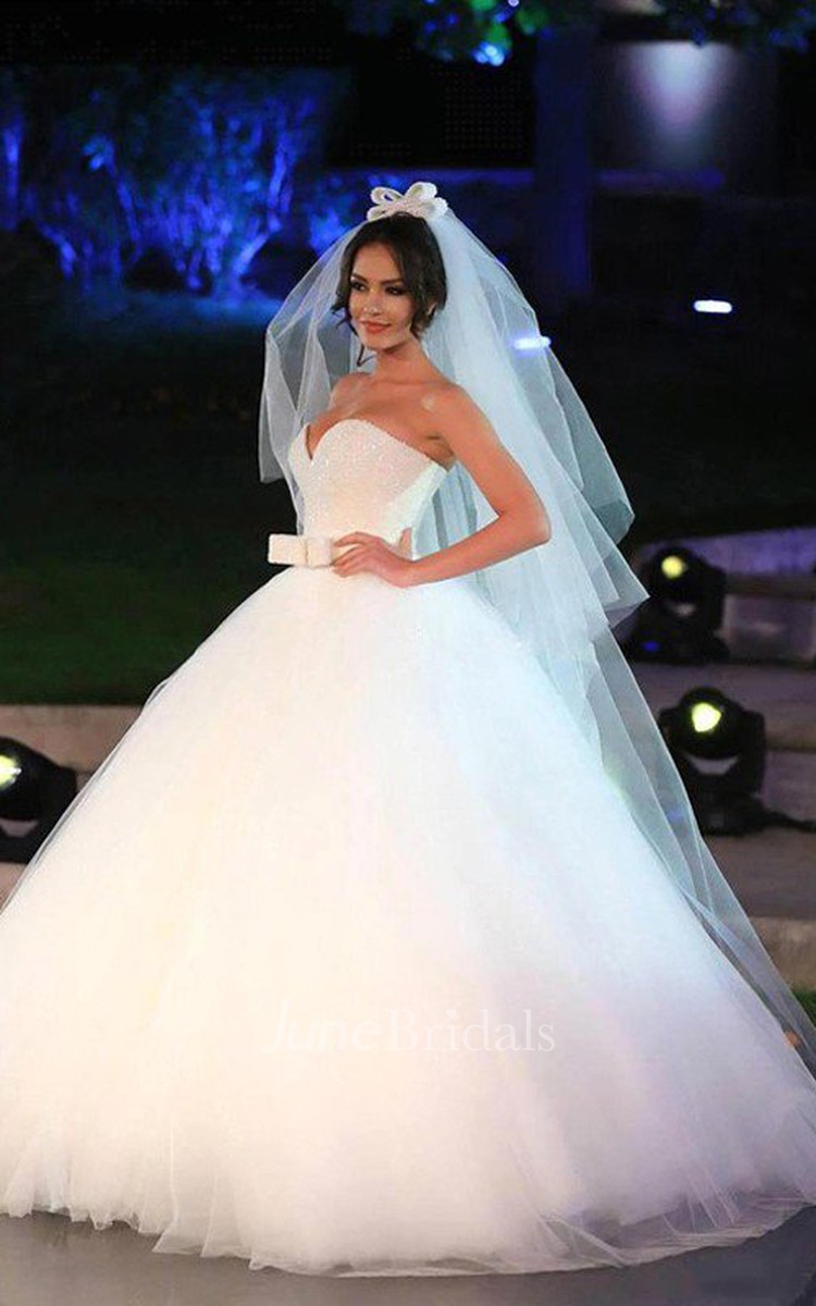 Back Zipper Wedding Dress