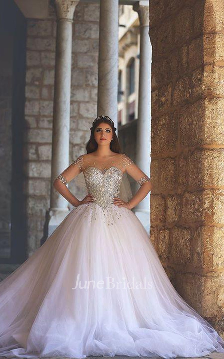 Glamorous ball gown wedding on sale dresses