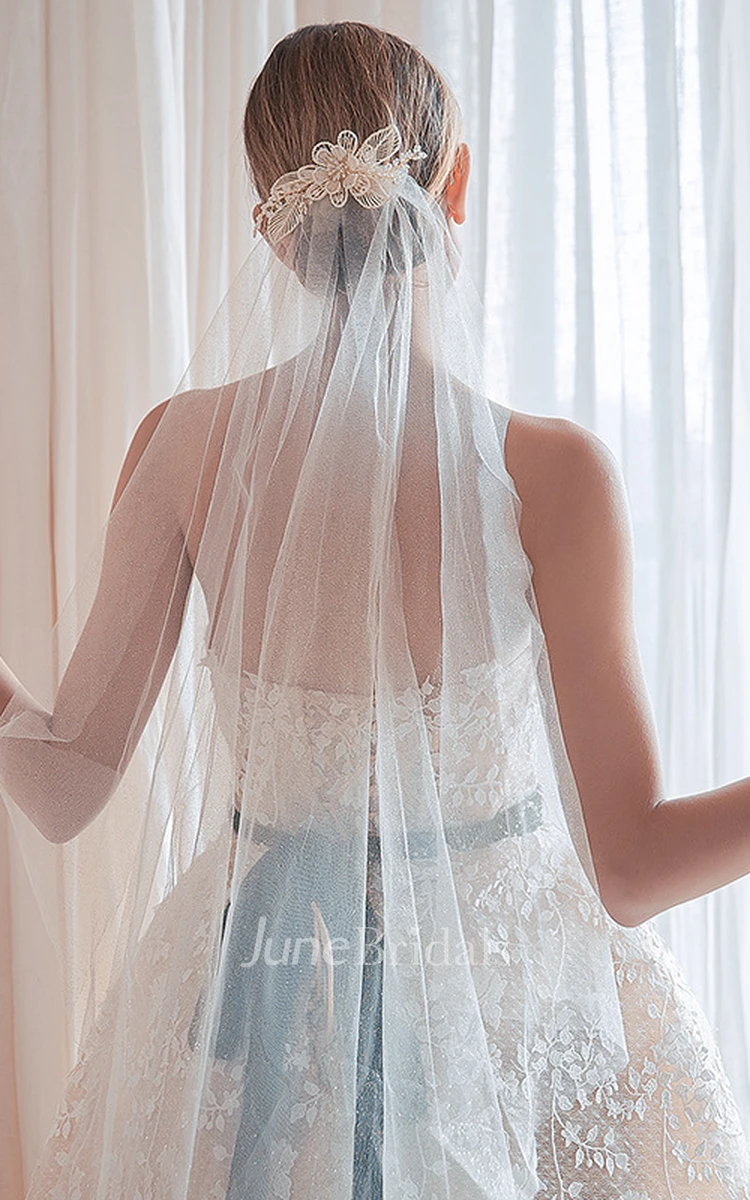 Simple wedding veil clearance styles