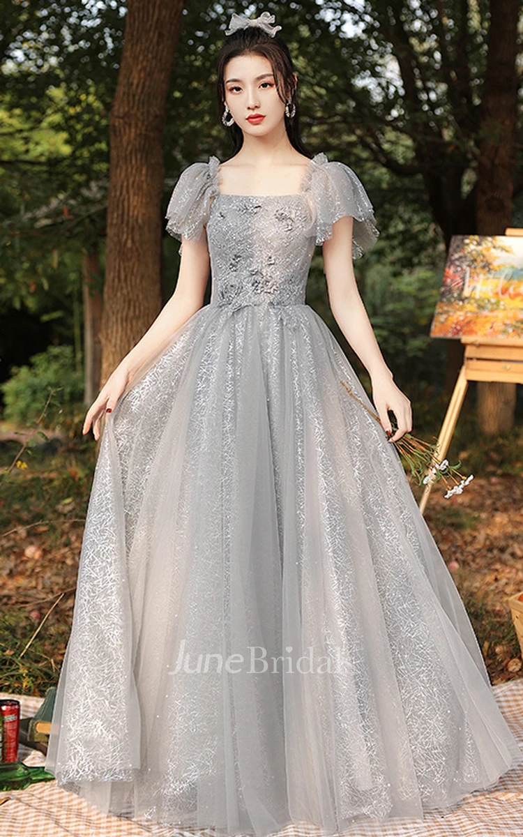 Vintage Tulle Formal Dresses