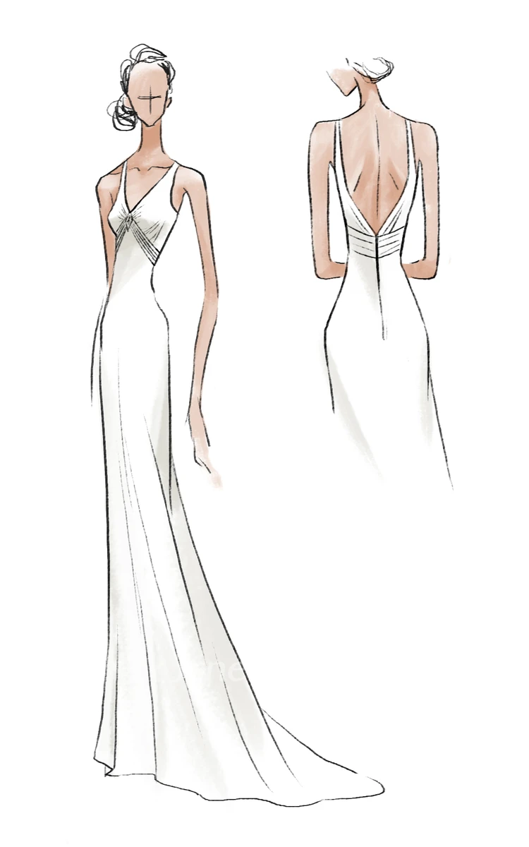 Beach Elopement A-Line Empire Chiffon Backless Wedding Dress Sexy Dream Sleeveless Sweep Train Bridal Gown
