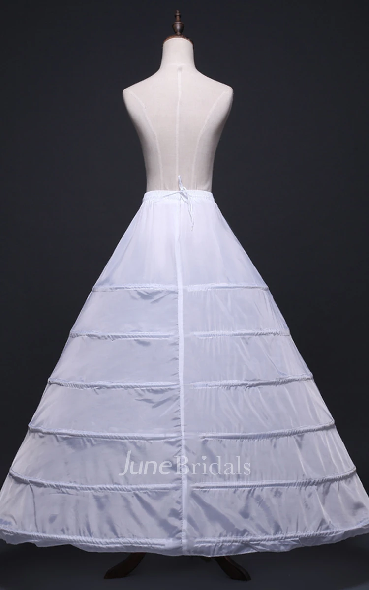 New Skirt Petticoat with Elastic Waist Thick 6 Steel Ring