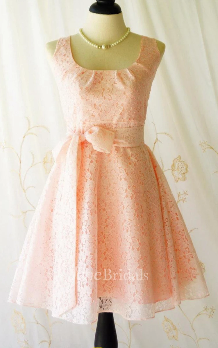 Nicely Lace Vintage Design  Bridesmaid Spring Summer Dress